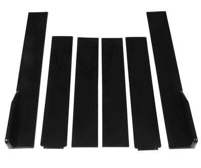 BAS DE CAISSE UNIVERSELS  (RAJOUTS EN ABS PIANO BLACK) EN ABS 200CM "CUPWINGS"