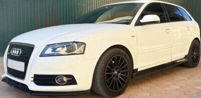 JEU DE BAS DE CAISSE (RAJOUTS EN ABS) AUDI A3 8P SPORTBACK "MTD DESIGN" (2005/2012)