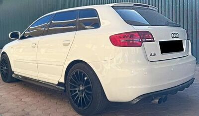 JEU DE BAS DE CAISSE (RAJOUTS EN ABS) AUDI A3 8P SPORTBACK "MTD DESIGN" (2005/2012)