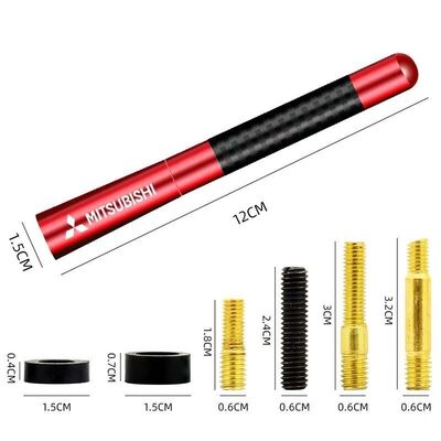 ANTENNE DE TOIT ALU/CARBONE LOOK AVEC LOGO MITSUBISHI