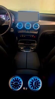 ECLAIRAGE D'AMBIANCE INTERIEURE A LEDS PAR LES GRILLES D'AERATION Mercedes Classe C W205 C205 S205 PHASE 1 (2014-2018) PHASE 2 (2018/2021) Mercedes GLC SUV X253 PHASE 1 (2015-2018)PHASE 2 (2018/2021)