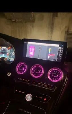 ECLAIRAGE D'AMBIANCE INTERIEURE A LEDS PAR LES GRILLES D'AERATION Mercedes Classe C W205 C205 S205 PHASE 2 (2018-2021)