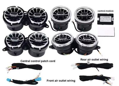 ECLAIRAGE D'AMBIANCE INTERIEURE A LEDS PAR LES GRILLES D'AERATION Mercedes Classe S W222 PHASE 1 (2014/2017) OU PHASE 2 (2018/2023)
