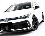 LAME DE PARE CHOC AVANT VW GOLF VIII R / GOLF VIII R VARIANT PHASE 2 VERSION 1 (2024+)