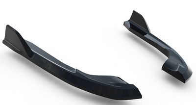 SPLITTERS DE PARE CHOC ARRIERE VW GOLF VIII R VARIANT PHASE 2 (2024+)