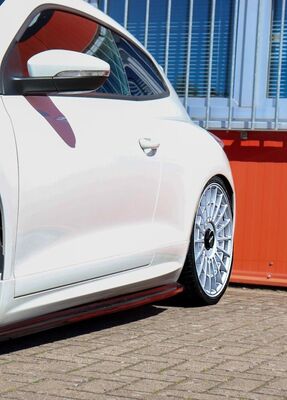 JEU DE BAS DE CAISSE (RAJOUTS EN ABS) VW SCIROCCO R LINE "ING LINE" (2008/2017)
