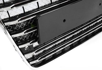 CALANDRE SANS SIGLE AUDI A8 TYPE D4 PHASE 1 LOOK S8 (2009/2013)