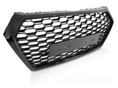 CALANDRE AUDI Q5 FY GLOSSY BLACK PHASE 1 LOOK RSQ5 V2 (2016/2020)