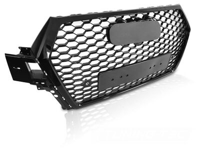 CALANDRE AUDI Q7 4M PHASE 1 LOOK RSQ7 PIANO BLACK (2015/2019)