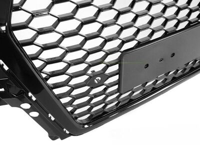 CALANDRE AUDI Q7 4M PHASE 1 LOOK RSQ7 PIANO BLACK (2015/2019)