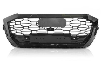 CALANDRE AUDI Q8 4M PHASE 1 STANDARD LOOK RSQ8 PIANO BLACK FINISH (2018+)