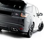 SPLITTERS DE PARE CHOC ARRIERE RANGE ROVER SVR MK2 PHASE 2 (2018/2022)