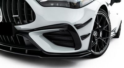 LAME DE PARE CHOC AVANT DTM LOOK "CNC" MERCEDES CLE COUPE C236 53AMG AERO PHASE 1  (2023+)