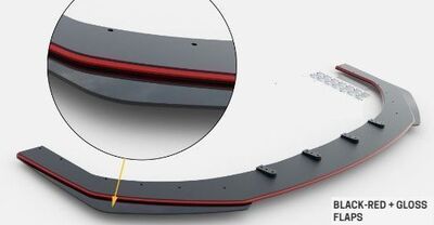 LAME DE PARE CHOC AVANT DTM LOOK "CNC" MERCEDES CLE C236 53AMG AERO PHASE 1 "CUPWINGS"  (2023+)