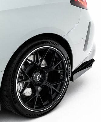 LAME DE PARE CHOC ARRIERE TYPE DIFFUSEUR MERCEDES CLE COUPE C236 53AMG AERO PHASE 1 "DTM LOOK "CNC CUPWINGS" (2023+)