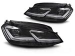 PHARES A LEDS FULL LEDS  "REAL DRL" VW GOLF VII PHASE 1  (avec vrais feux de jour et clignotants DTS -Dynamic turn system-) REDLINE OU SILVER LINE (2012/02-2017)