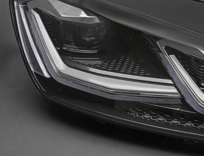 PHARES A LEDS FULL LEDS  "REAL DRL" VW GOLF VII PHASE 1  (avec vrais feux de jour et clignotants DTS -Dynamic turn system-) REDLINE OU SILVER LINE (2012/02-2017)