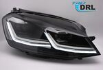 PHARES A LEDS FULL LEDS  "REAL DRL" VW GOLF VII PHASE 1  (avec vrais feux de jour et clignotants DTS -Dynamic turn system-) REDLINE OU SILVER LINE (2012/02-2017)