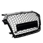 CALANDRE SANS SIGLE AUDI A1/S1 PHASE 2 TYPE RS GLOSSY BLACK (01-2015/2018)