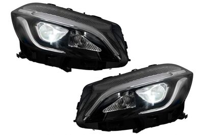 PHARES A LEDS TUBE LIGHT REAL DRL FULL LEDS XENON MERCEDES CLASSE A W176 (2012/2018)