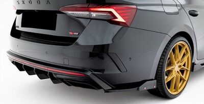 SPLITTERS DE PARE CHOC ARRIERE SKODA OCTAVIA IV RS  "VERSION 4 CUPWINGS" (2020+)