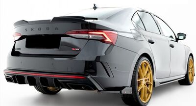 SPLITTERS DE PARE CHOC ARRIERE SKODA OCTAVIA IV RS  "VERSION 4 CUPWINGS" (2020+)
