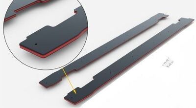 JEU DE BAS DE CAISSE (RAJOUTS EN ABS) CUPRA BORN"CNC" (2021+)