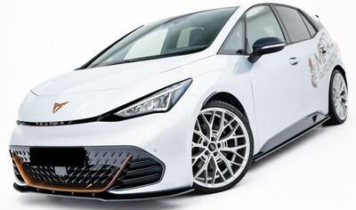 JEU DE BAS DE CAISSE (RAJOUTS EN ABS) CUPRA BORN"CNC" (2021+)