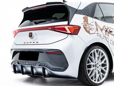 RAJOUT DE DIFFUSEUR ARRIERE EN ABS CUPRA BORN PHASE 1 "CNC " (2021+)