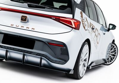 RAJOUT DE DIFFUSEUR ARRIERE CUPRA BORN PHASE 1 PACK M "CNC CUPWINGS " (2021+)