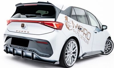 RAJOUT DE DIFFUSEUR ARRIERE CUPRA BORN PHASE 1 PACK M "CNC CUPWINGS " (2021+)