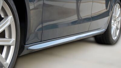 JEU D'INSERTS DE BAS DE CAISSE LOOK S4/S5/SLINE AUDI A4 B8 STANDARD (07-2007/2015) OU AUDI A5 B8 STANDARD SMT DESIGN (2007/2015)