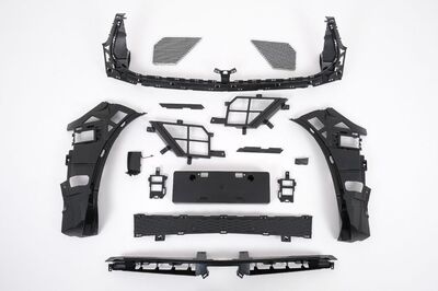 PARE CHOC AVANT MERCEDES GLE W167 (SUV) OU GLE C167 (COUPE) LOOK M DESIGN PHASE 1  (05-2019/06-2023)