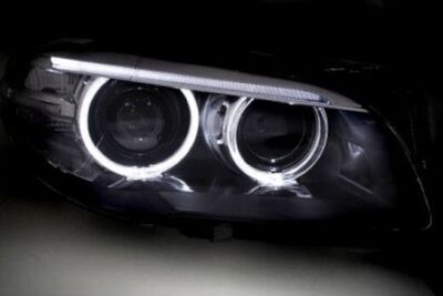 PHARES A LEDS DEVIL EYES "REAL DRL" XENON BMW SERIE 5 F10/F11 PHASE 1 (2010/07-2013)