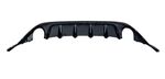 DIFFUSEUR DE PARE CHOC ARRIERE VW GOLF VII STANDARD PHASE 1 LOOK TCR SANS OU AVEC EMBOUTS FICTIFS CHROMES(2012/02-2017)