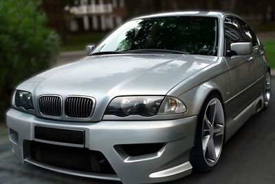 PARE CHOC AVANT ADAPTABLE BMW E46 BERLINE "TARCHON" CPN DESIGN (1998/2005)