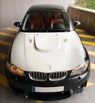 CAPOT EN FIBRE BMW SERIE 1 E81/E87 LCI OU BMW E82/E88  LOOK M3(2008/2012)