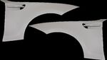 JEU D'AILES AVANT ADAPTABLES BMW E87/E81/E82/E88 LOOK 1M EURO (2004/2011)
