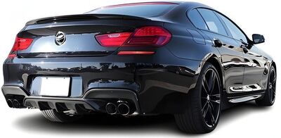 DIFFUSEUR ARRIERE BMW F12/F13/F06 PACK M "QUAD" (2012/2017)