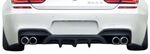 DIFFUSEUR ARRIERE BMW F12/F13/F06 PACK M "QUAD" (2012/2017)