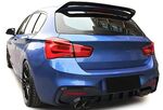 DIFFUSEUR ARRIERE BMW SERIE 1 F20/F21 LCI PACK M PIANO BLACK FINISH (04-2015/2019)