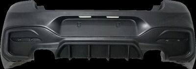 LAME DE PARE CHOC ARRIÈRE BMW SERIE 1 F20/F21 LCI LOOK M QUAD CPN DESIGN (04-2015/2019)