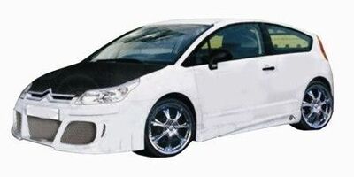 PARE CHOC AVANT CITROEN C4 YELLOW R34 STYLE EURO (2004/2010)