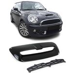 PRISE D'AIR BMW MINI COOPER S R55 R56 R57 R58 R59 RACE PIANO BLACK OU CARBONE LOOK (2007/2013)