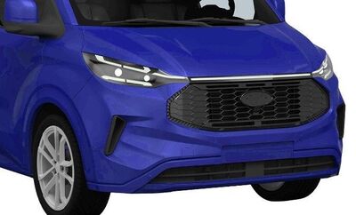 CALANDRE LOOK RS FORD TRANSIT CUSTOM OU TOURNEO CUSTOM MK8 VERSION 2 (2023+)