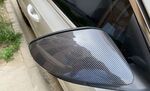 COQUES DE RETROS PIANO BLACK OU  CARBONE LOOK SKODA OCTAVIA 5E (2013/2020) (REMPLACEMENT)