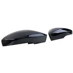 COQUES DE RETROS PIANO BLACK OU  CARBONE LOOK SKODA OCTAVIA 5E (2013/2020) (REMPLACEMENT)