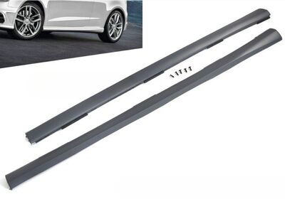 JEU DE BAS DE CAISSE (RAJOUTS EN ABS) AUDI A3 8V 3 PORTES OU SPORTBACK ING PHASE 1 (2012/2017)