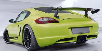 AILERON DE COFFRE A COL DE CYGNE PORSCHE CAYMAN 987 "CS STYLE" (2005/2013)