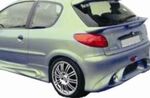 PARE CHOC ARRIERE PEUGEOT 206 "SPIRIT" CPN DESIGN (1998/2009)